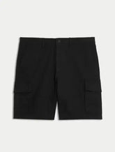 Straight Fit Stretch Cargo Short  Adomoo